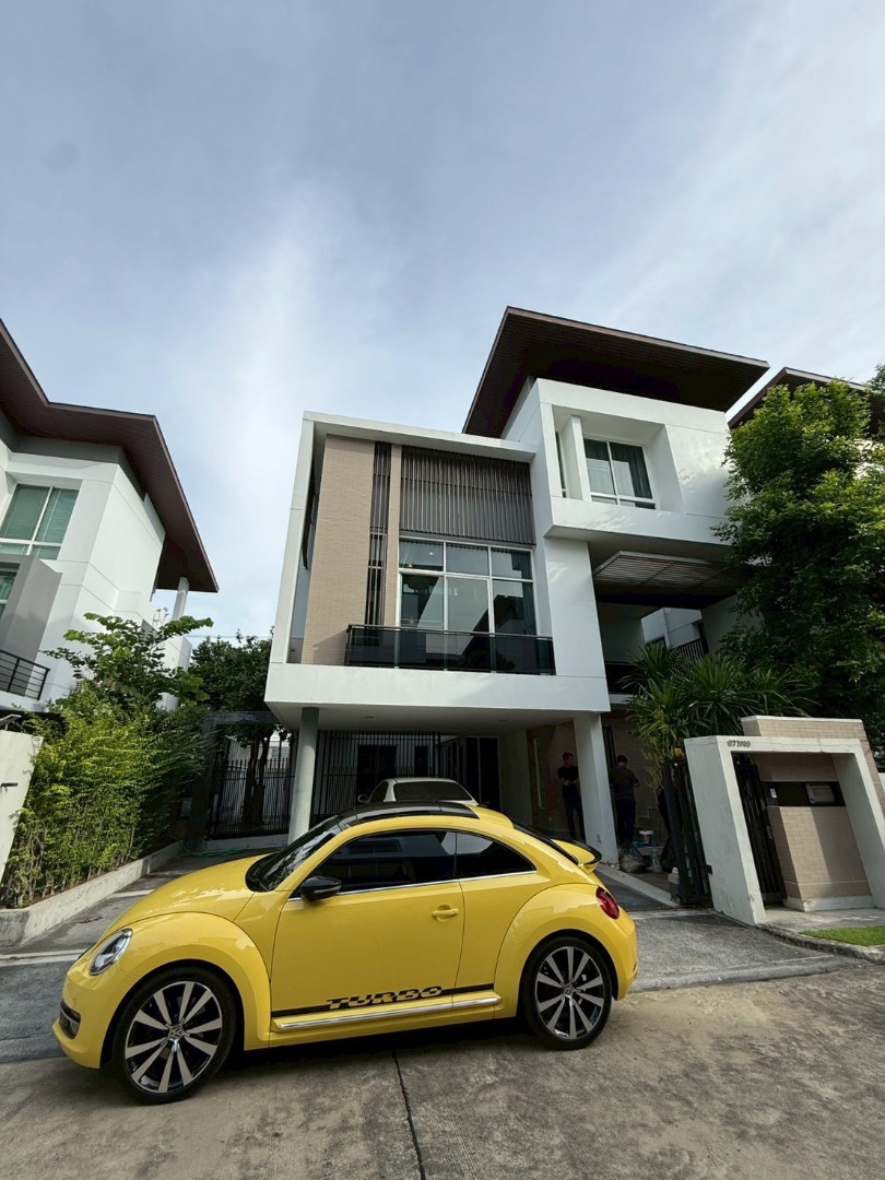 NVNBY101 ให้เช่า บ้านเดี่ยว เนอวานา บียอนด์ พระราม 9-รามคำแหง 2ชั้น ขนาด 64.8 ตรว. 350 ตรม. 4 นอน 4 น้ำ 120,000 บาท 064-959-8900